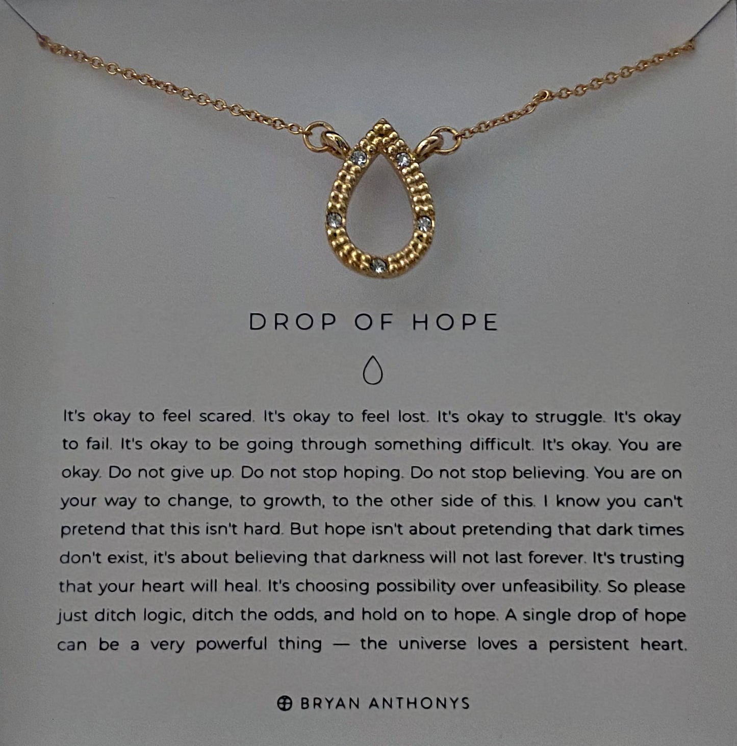 Drop of Hope Necklace